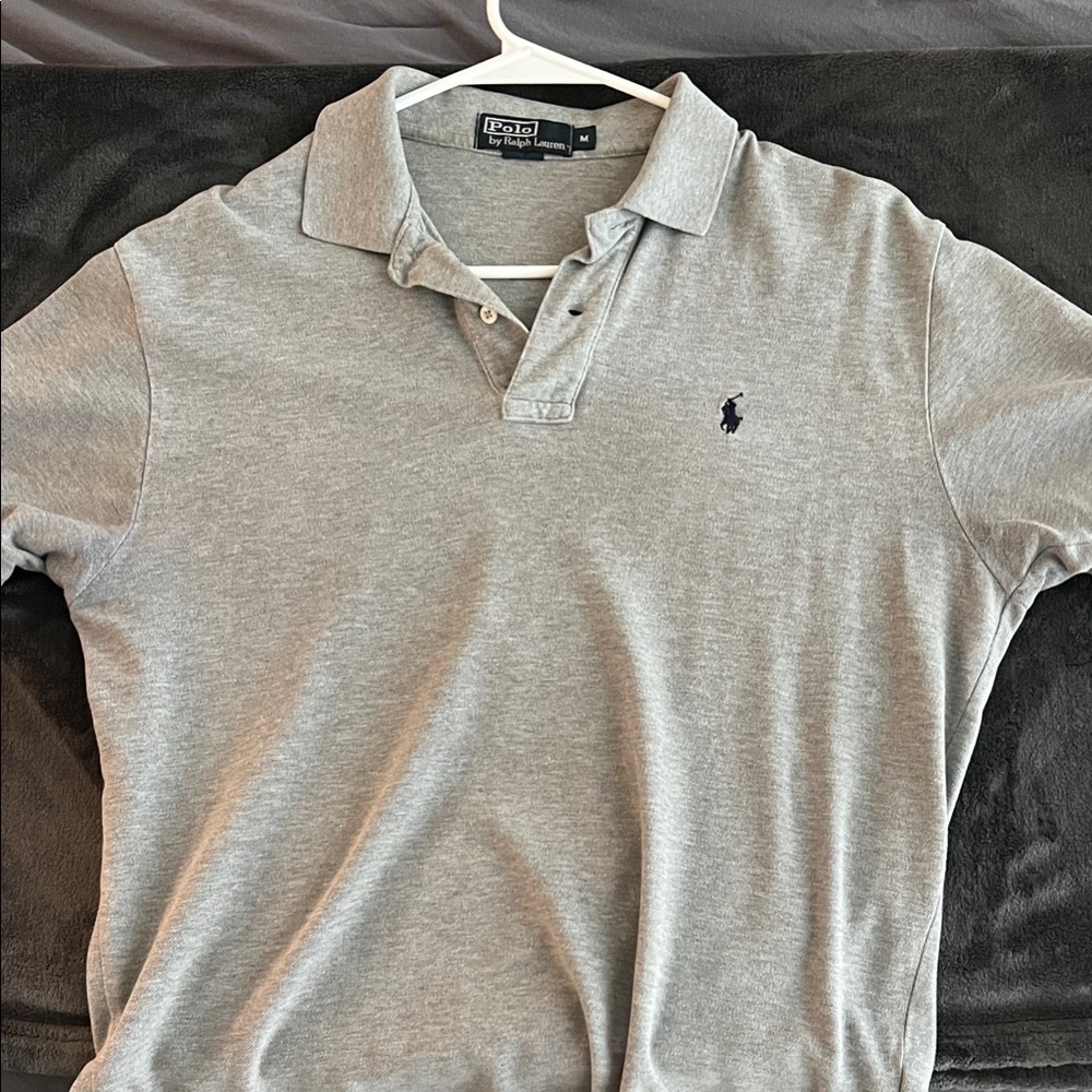 Polo by Ralph Lauren Light Gray Men's Polo Shirt